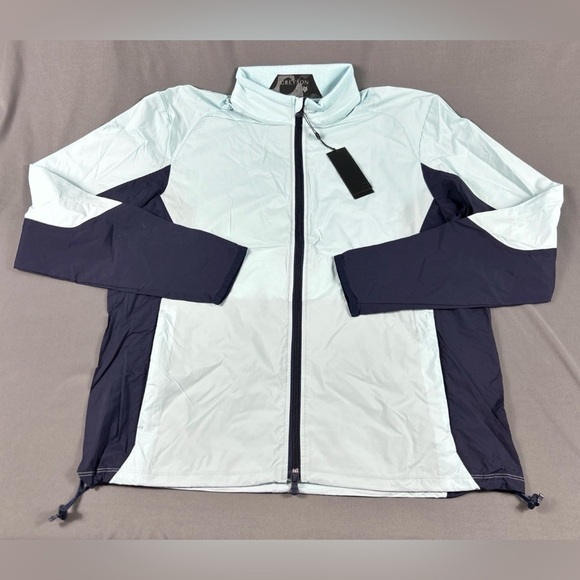 Greyson Golf Jacket Trailwolf Colorblock XL Blue Nylon Spandex